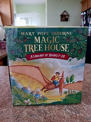 Magic Tree House Books 1-28 A Library Boxed Set By Mary Pope Osborne #14 Missing • $29.95