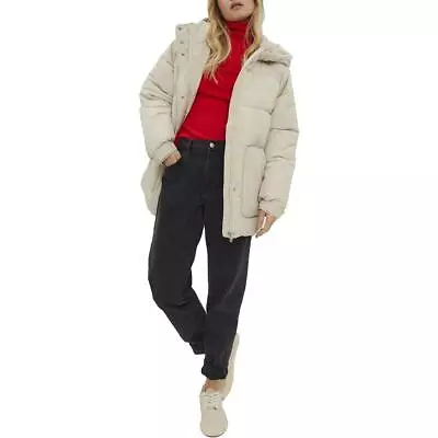 Vero Moda Milla Women's Quilted Winter Puffer Coat With Attached Hood • $22.99