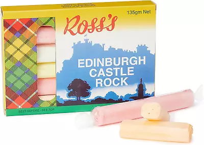 Ross's Of Edinburgh Edinburgh Castle Rock 6 Stick Castle Rock Gift Box 135g • £6.95