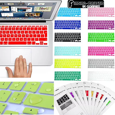 Brand New Silicon UK/EU Layout Keyboard Cover Macbook AIR 11  13  Retail Pack  • £3.49