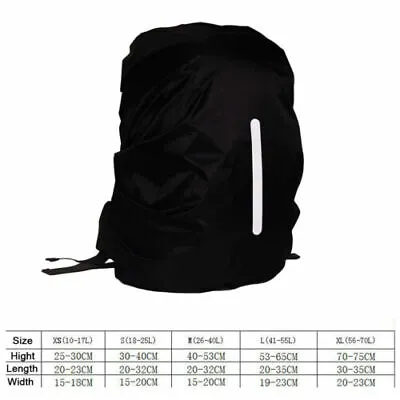 Outdoor Camping Travel Bag Foldable Backpack WaterProof Rain CoverRucksack Cover • $6.78