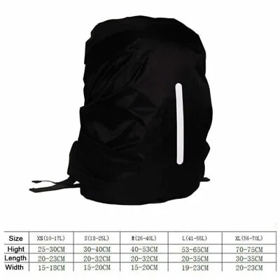 $9.64 • Buy Outdoor Foldable Backpack WaterProof Rain CoverRucksack Camping Travel Bag Cover