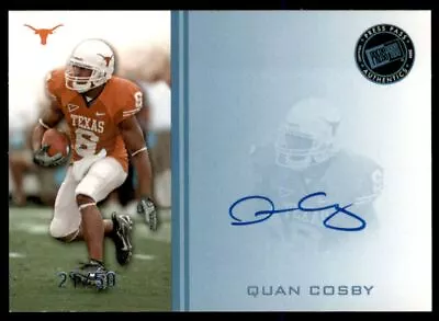 2009 Press Pass Autographs Blue #QC Quan Cosby /50 • $6