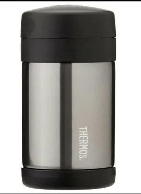 New Thermos Funtainer Stainless Steel Vacuum Insulated Food Jar With Spoon 470ml • $29.99