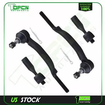 4pc Front Inner & Outer Tie Rod Suspension Kit For GMC Envoy Chevy Trailblazer • $42.55