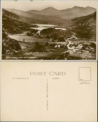 Capel Curig Lakes And Snowdon 5494 Valentines Real Photo RP  • £5.10