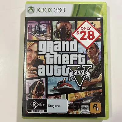 Grand Theft Auto 5 - Xbox 360 | Free Shipping Aus • $14