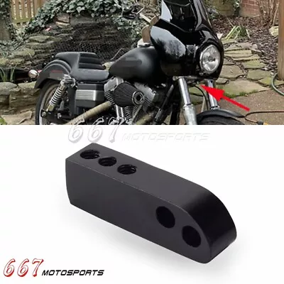 $13.63 • Buy Motorcycle Headlight Extension Block For Harley Dyna FXD FXDC FXDB FXDL FXDWG I