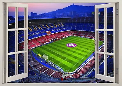 £10.99 • Buy Nou Camp Barcelona Stadium 3D Removable Window Wall Decor Sticker Poster Art 620