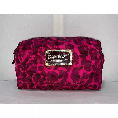 Marc By Marc Jacobs Standard Supply Workwear Makeup Travel Bag Leopard Print • $47.99