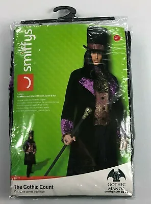 Men's Adult Smiffys The Gothic Manor Count Halloween Costume NEW BJ • $29.99