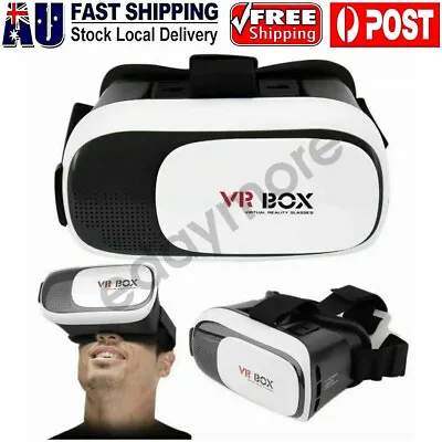 $25.99 • Buy Virtual Reality 3D VR Glasses Headset Box Helmet For IPhone And Android Phone