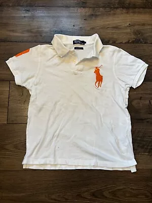 Polo Ralph Lauren Rugby Big Pony Custom Slim Fit Shirt Womens Sz Small • $15