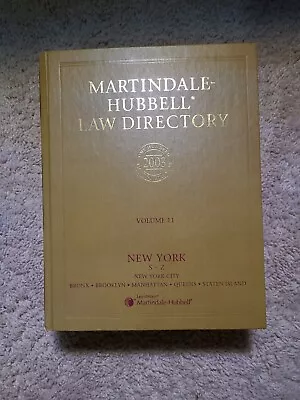 Martindale Hubbell Law Directory Volume 11 New York S - Z 2003 • $14.99
