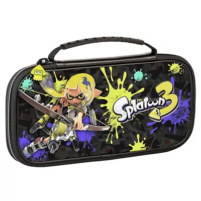 Nintendo 26cm Game Traveler Splatoon 3 Deluxe Case Carry Storage For Switch • $45