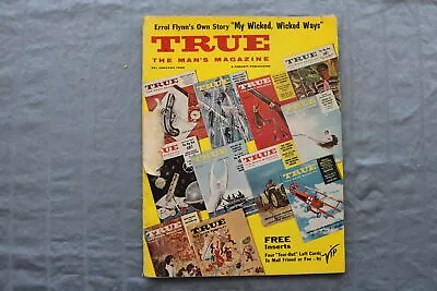 1960 January True Magazine - My Wicked Wicked Ways Cover - Sp 4922q • $30
