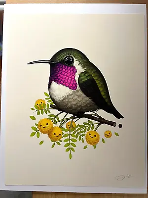 Mike Mitchell 2023 Lucifer Hummingbird Fat Bird Series 8x10 Print #xxx/711 • $149.99
