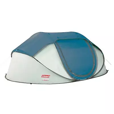 Coleman Festival Tent Galiano 4 Person Fast Pitch Blue Camping Festival Fishing • £84.54