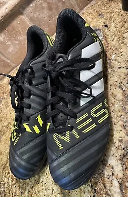 Adidas Messi Nemeziz Indoor Boy Cleats Male Youth 6.5 EUC Fit Women Size 7 • $17.99