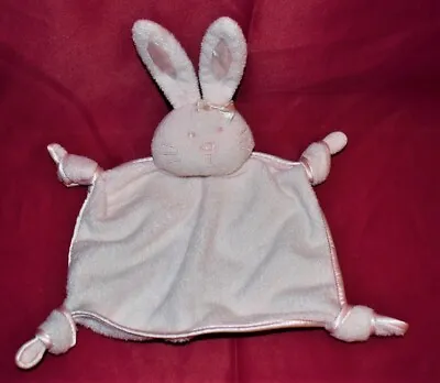 Mini Mode Pink Bunny Plush Soft Toy Comforter Taggy  (K) • £11.95