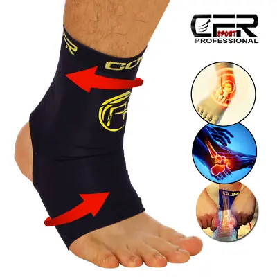 £5.99 • Buy Copper Ankle Compression Support Plantar Fasciitis Foot Achilles Tendon Brace