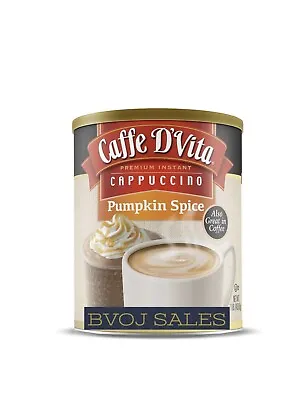 $19.99 • Buy Caffe D’Vita Pumpkin Spice Cappuccino 1 LB Can