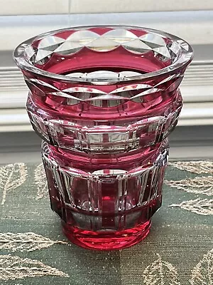 $62 • Buy Art Deco Val St Lambert Crystal Vase 