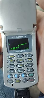 2002 Vintage BMW Motorola Timeport Cell Flip Phone • $35