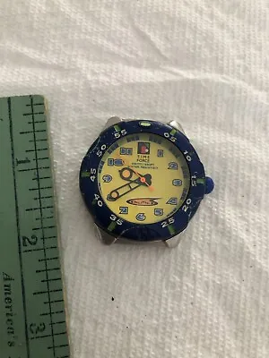 Vtg Time Force Surf Watch 9302 Italian Design Japan Movement New Battery Runs • $30