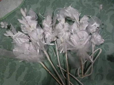 Bundle Flowers Haberdashery Old White 6 Rods Of Flowers 2lots Available • £12.89