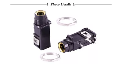 6.3mm Stereo PCB Mount Jack Socket • £2.75