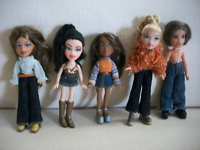 Lil Bratz Mini 4.5  Doll Dolls Lot Clothes Shoes Koby Cloe Sasha Yasmin Nazalia • $20