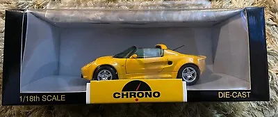 Chrono 1/18 Scale - LOTUS ELISE Open Top - Yellow DC11123F MB • £40