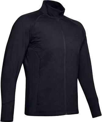 UNDER ARMOUR Men's COLDGEAR REACTOR RUN Insulator Jacket - Black - XL - NWT • $126