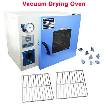 $977.55 • Buy Vacuum Oven 250℃ Professional Lab Furnace Equipment 480F Drying Chamber 110v