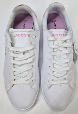 £54.99 • Buy LACOSTE Women's Graduate Pro 222 1 Leather Trainers Shoes : White UK 6 EU 39.5