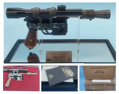 Master Replicas Star Wars USA Made ANH Han Solo Blaster SW-101 Limited Edition • $3995