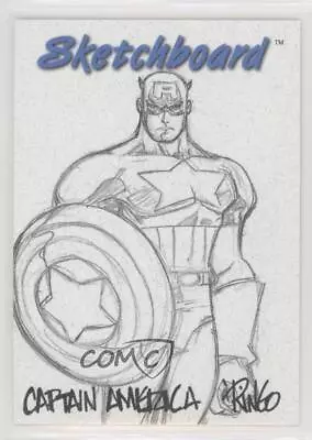 1998 SkyBox Marvel Creators Collection White Captain America #4 Sketch 00ob • $17.50