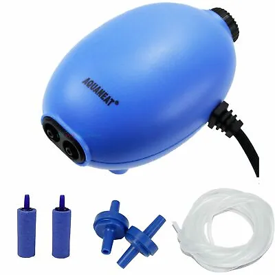 AQUANEAT Aquarium Air Pump 100GPH Fish Tank Air Pump For 100 Gallon Adjustable • $13.39