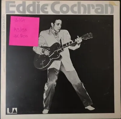 Eddie Cochran Legendary Masters Series Vinyl Record VG/G+ UAD 60017/8 • £14.50
