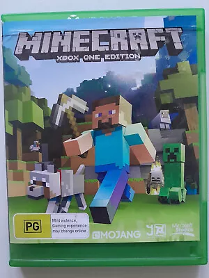 Minecraft Xbox One Edition Game Mojang PG Very Good Condition • $20