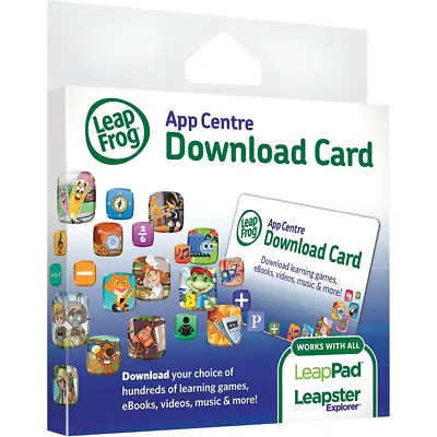 LeapFrog LeapPad Explorer App Center Download Card New Kids Education • £11.99