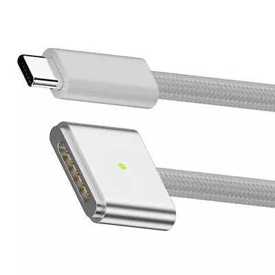 USB Type C To Magsafe 3 Magnetic Charger Cord Converter For MacBook Air/Pro • £11.47