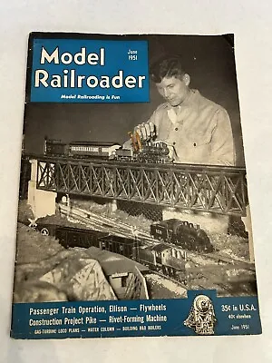 Model Railroader Magazine - June 1951 • $4.99