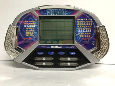 £7.66 • Buy Who Wants To Be A Millionaire Handheld Game Works 2000 Tiger Electronics Used