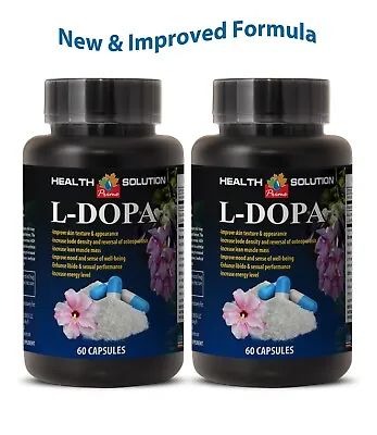 Mood Enhancer Supplement - L-DOPA 99% EXTRACT All Natural 2 Bottle 120 Capsules • $38.13
