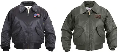 CWU-45P Flight Jacket W/ Free USMC Flag And EG&A Patch Cold Weather Uniform  • $76.99