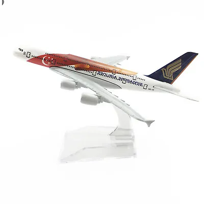 $11.99 • Buy 1/400 A380 Singapore Airlines SG50 Livery Civil Airliner Model Aircraft Ornament