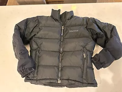 Marmot 700 Fill Down Jacket Coat Women's Winter Full Zip Black Size: XS • $55