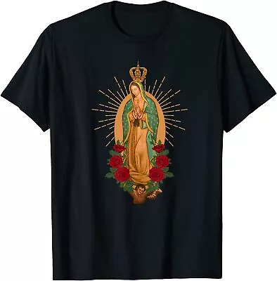 Our Lady Of Guadalupe Virgen De Guadalupe Virgin Mary Linda T-Shirt Size S-5XL • $15.99